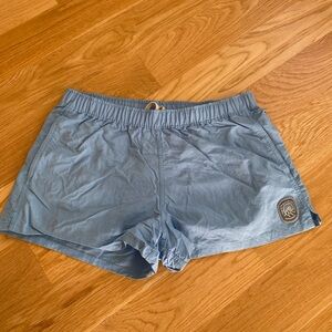 Patagonia Light Blue Women's Athletic Shorts in Size M
